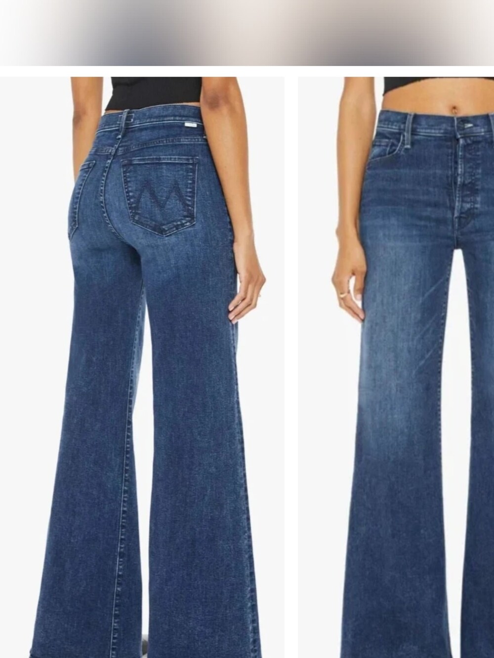 MOTHER The Tomcat Roller Sneak I Put A Spell On You Sz 33 Wide Leg